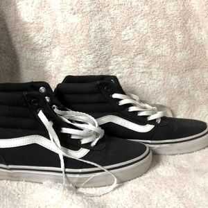 black high top vans